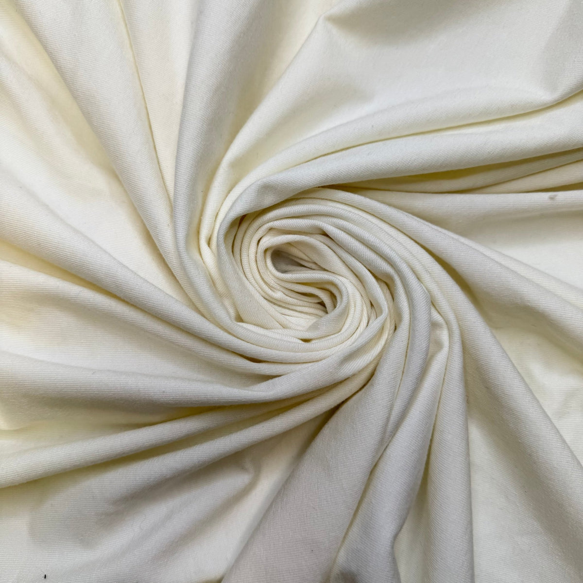 Spent More Time With Friends - Jersey Natural Blend Knit - Cream - 0.95M Bundle - True Deadstock fabric Fabric by private - Sustainable Textile | FABCYCLE