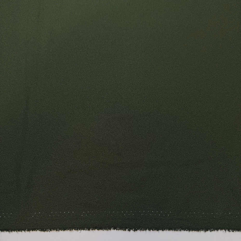 Spinach Feta Dip - Crepe Poly Woven - Dark Green - 2M Bundle - True Deadstock fabric Fabric by private - Sustainable Textile | FABCYCLE