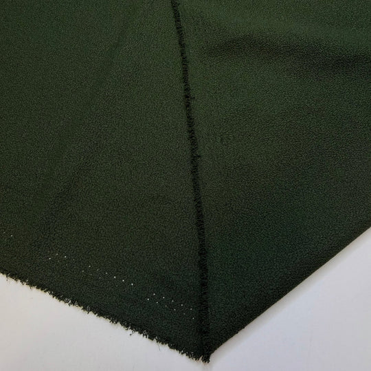 Spinach Feta Dip - Crepe Poly Woven - Dark Green - 2M Bundle - True Deadstock fabric Fabric by private - Sustainable Textile | FABCYCLE