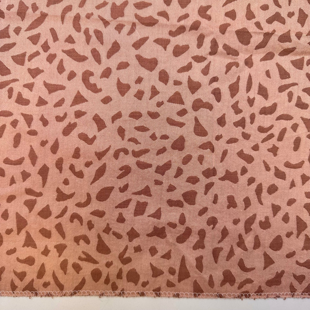 Spot The Difference - Cotton Woven - Beige/Brown Animal Print - 0.9M Bundle - True Deadstock fabric Fabric by private - Sustainable Textile | FABCYCLE