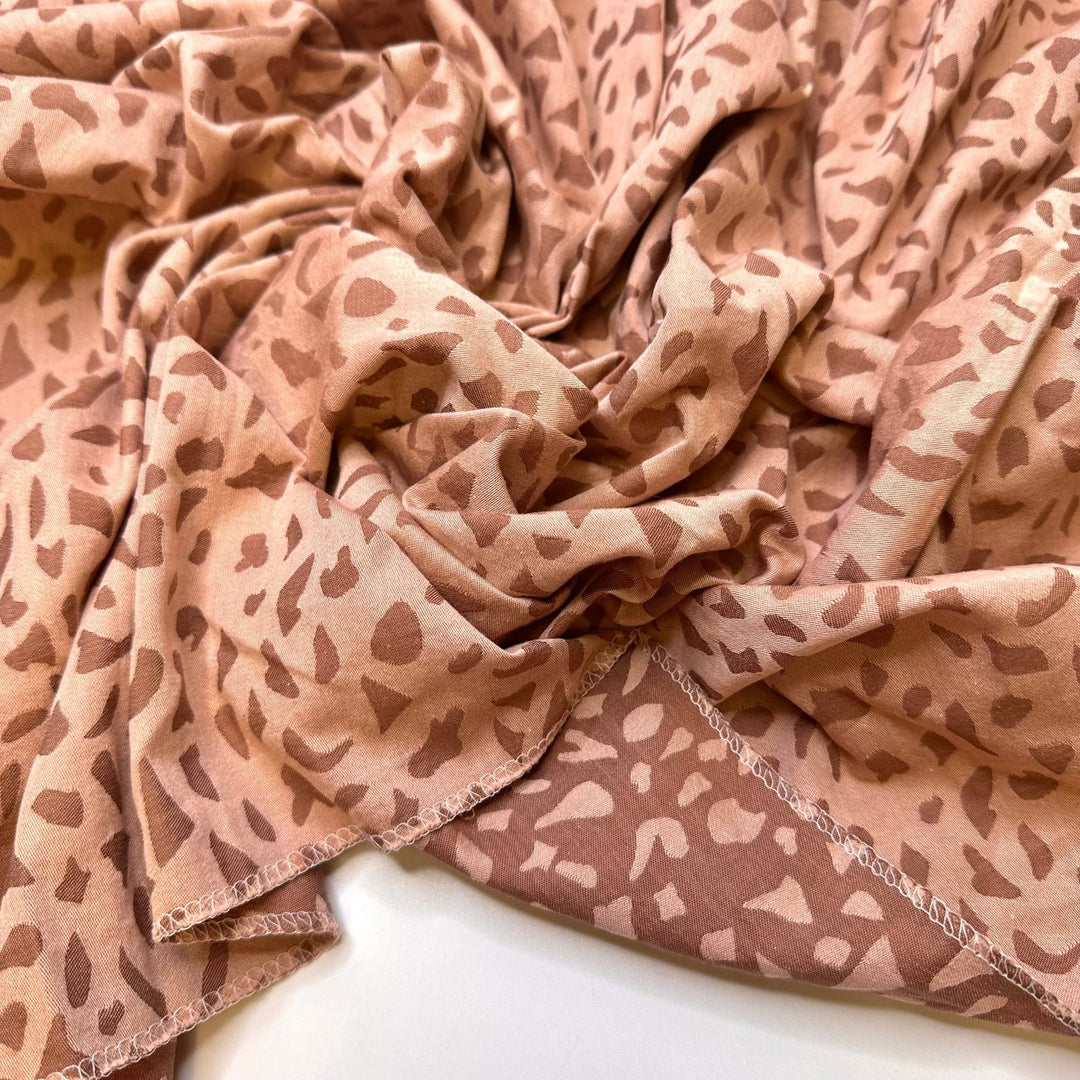 Spot The Difference - Cotton Woven - Beige/Brown Animal Print - 0.9M Bundle - True Deadstock fabric Fabric by private - Sustainable Textile | FABCYCLE