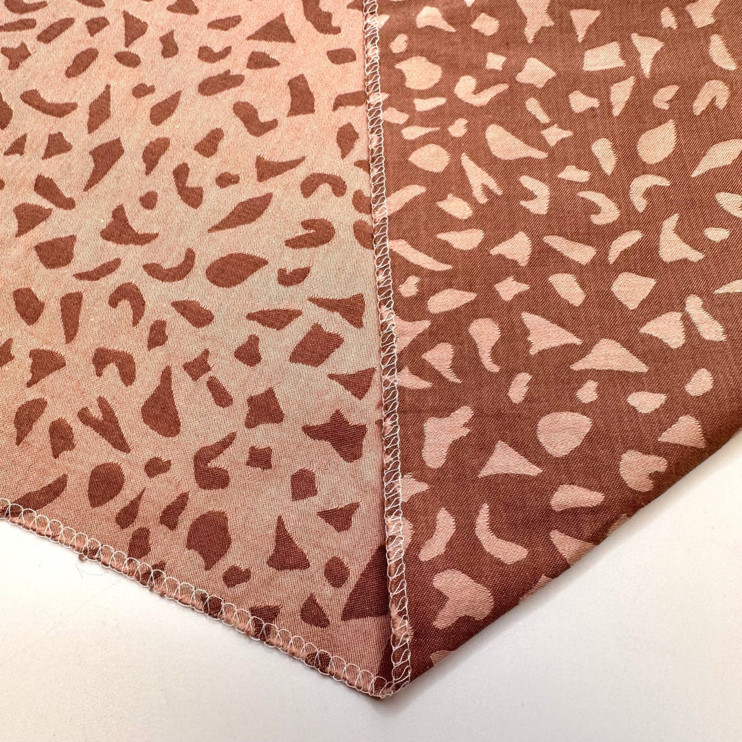 Spot The Difference - Cotton Woven - Beige/Brown Animal Print - 0.9M Bundle - True Deadstock fabric Fabric by private - Sustainable Textile | FABCYCLE