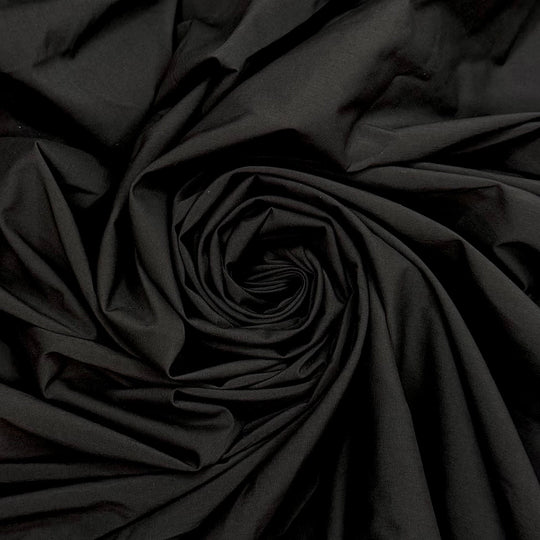 Stairs Are Always Up To Something - Poly/Nylon Woven - Black - 1.35M Bundle - True Deadstock fabric Fabric by private - Sustainable Textile | FABCYCLE
