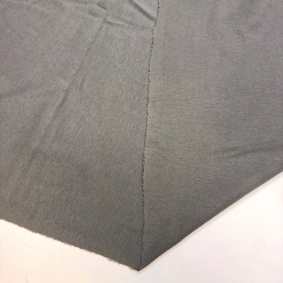 Stanley Park Sea Wall - Rib Knit Rayon Blend Knit - Grey - 2M Bundle - True Deadstock fabric Fabric by private - Sustainable Textile | FABCYCLE