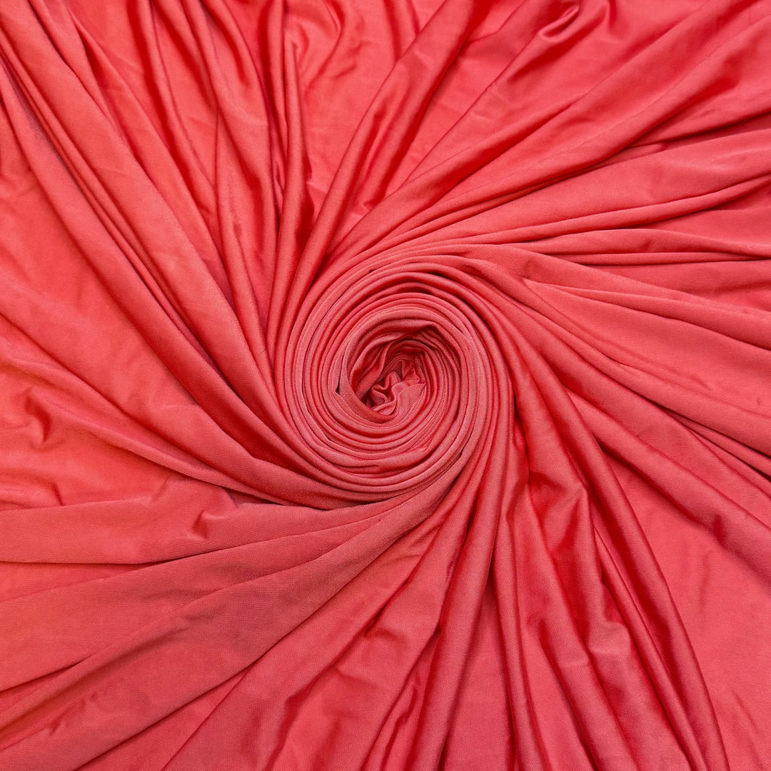 Starting A Ballet Studio - Polyester Blend Knit - Pink - 2M Bundle - True Deadstock fabric Fabric by private - Sustainable Textile | FABCYCLE