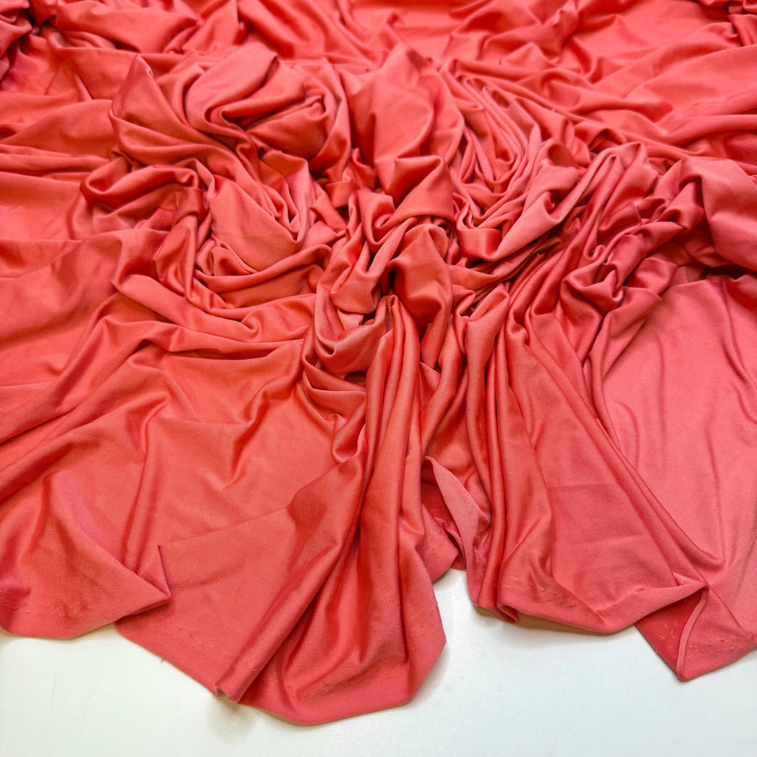 Starting A Ballet Studio - Polyester Blend Knit - Pink - 2M Bundle - True Deadstock fabric Fabric by private - Sustainable Textile | FABCYCLE