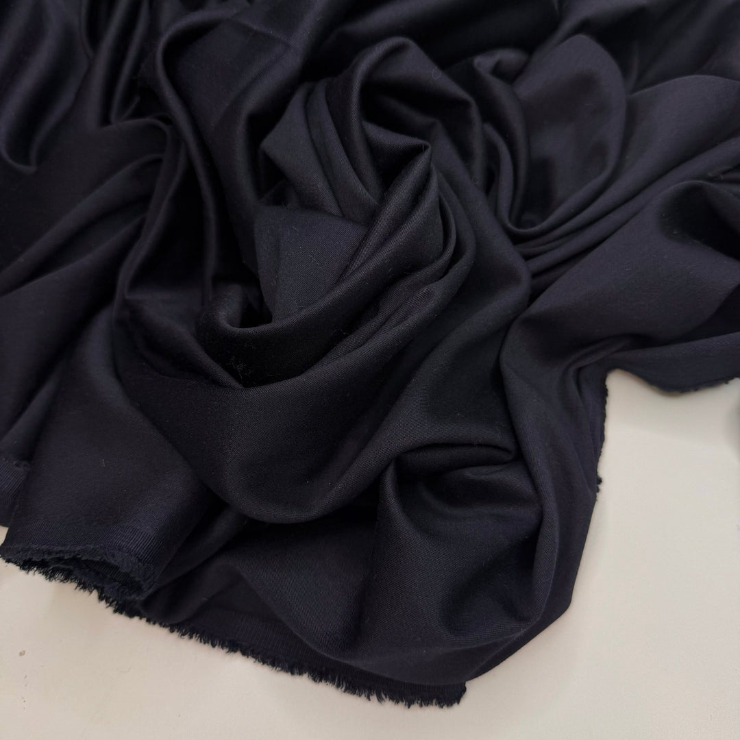 Starting A Family Tradition - Poly/Cotton Woven - Dark Navy - 2.2M Bundle - True Deadstock fabric Fabric by private - Sustainable Textile | FABCYCLE