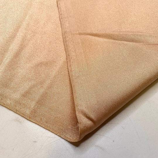Starting Dance Class - Water Resistant Jersey Poly/Spandex Knit - Light Gold - 1.9M Bundle - True Deadstock fabric Fabric by private - Sustainable Textile | FABCYCLE