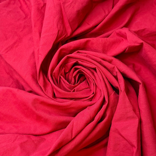 Stash Red Flags - Cotton Woven - Red - 3M Bundle - True Deadstock fabric Fabric by private - Sustainable Textile | FABCYCLE