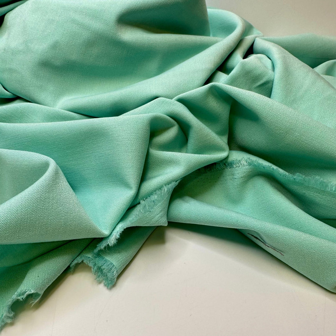 Stay Hydrated - Polyester Blend Woven - Light Teal Nautical - 3.55M Bundle - True Deadstock fabric Fabric by private - Sustainable Textile | FABCYCLE