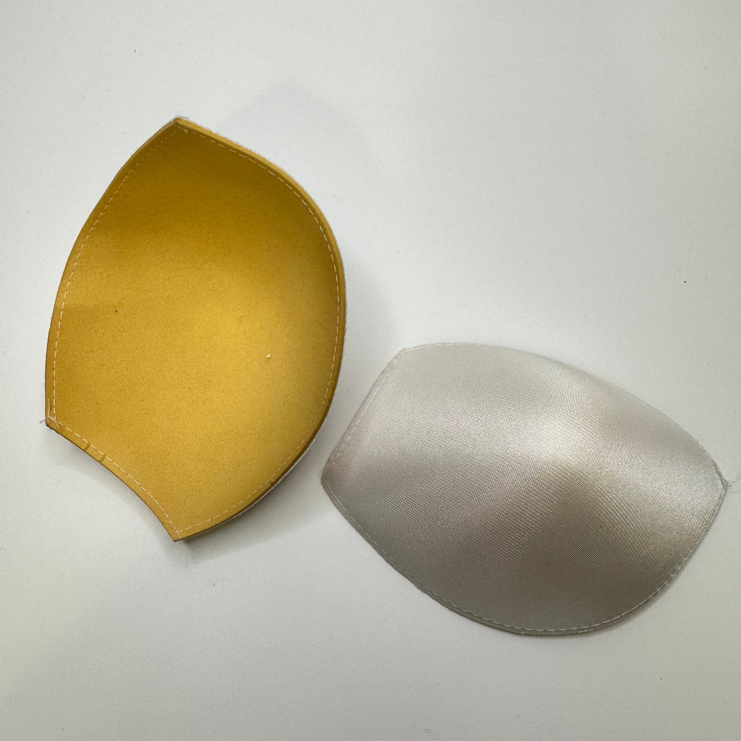 Stiff Bra Cups Size C Notions - Cream/Beige - Individual - True Deadstock supplies Fabric by private - Sustainable Textile | FABCYCLE
