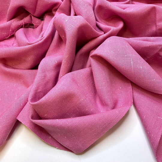 Still Not Over The Barbie Movie - Polyester Blend Woven - Pink - 0.9M Bundle - True Deadstock fabric Fabric by private - Sustainable Textile | FABCYCLE