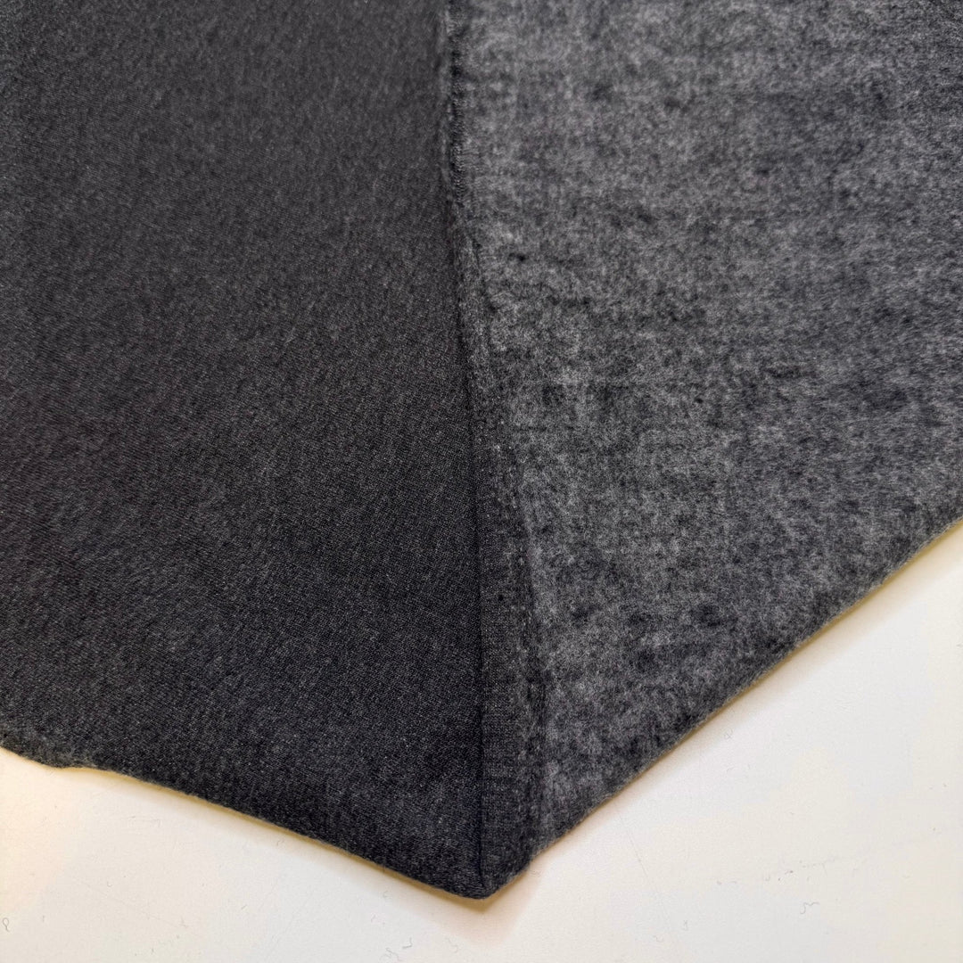 Stinging Nettles - Jersey Fleece Natural Blend Knit - Dark Grey - 2.8M Bundle - True Deadstock fabric Fabric by private - Sustainable Textile | FABCYCLE