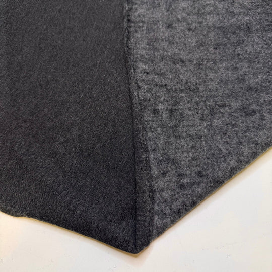 Stinging Nettles - Jersey Fleece Natural Blend Knit - Dark Grey - 2.8M Bundle - True Deadstock fabric Fabric by private - Sustainable Textile | FABCYCLE