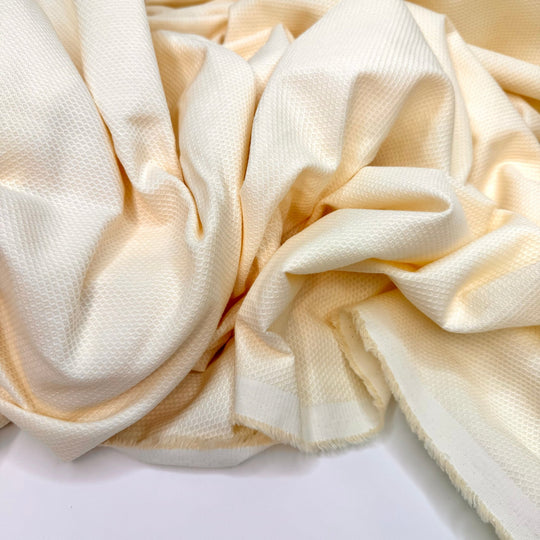 Storybook Ending - Cotton Blend Woven - Cream - 2M Bundle - True Deadstock fabric Fabric by private - Sustainable Textile | FABCYCLE