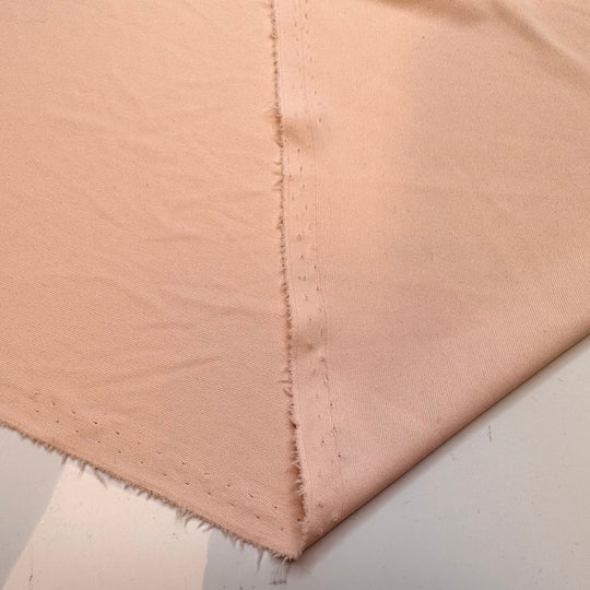 Strawberry Ice Cream - Rib Knit Polyester Blend Knit - Light Pink - 1.15M Bundle - True Deadstock fabric Fabric by private - Sustainable Textile | FABCYCLE
