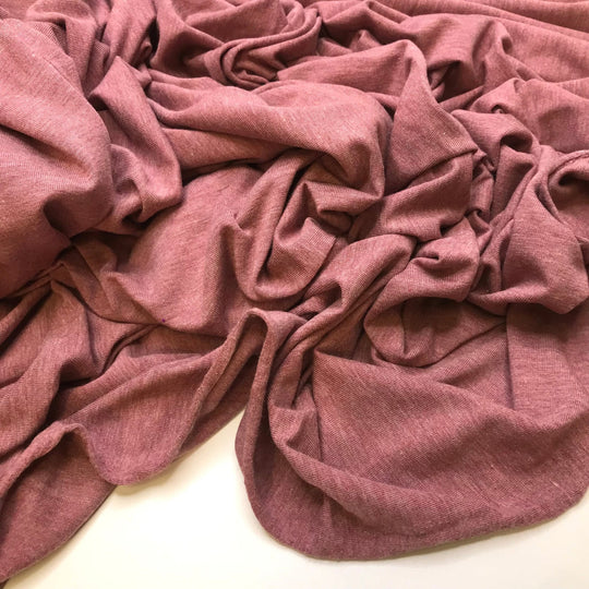 Strawberry Sweetheart - Jersey Bamboo Blend Knit - Dark Pink - 2M Bundle - True Deadstock fabric Fabric by private - Sustainable Textile | FABCYCLE