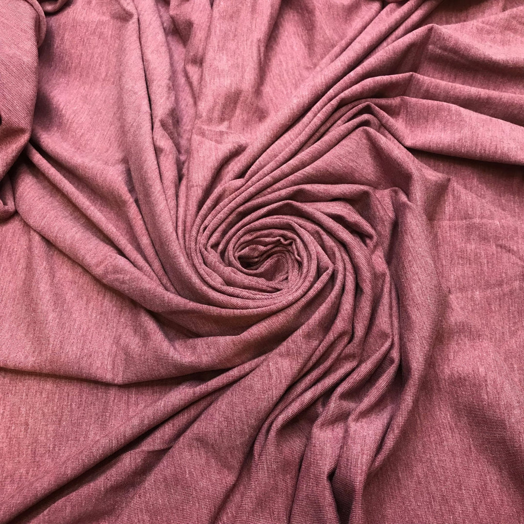 Strawberry Sweetheart - Jersey Bamboo Blend Knit - Dark Pink - 2M Bundle - True Deadstock fabric Fabric by private - Sustainable Textile | FABCYCLE