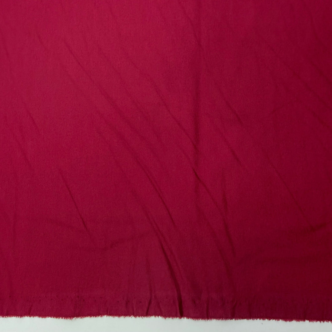 Stretch And Sew - Interlock Cotton/Spandex Knit - Dark Pink/Red - 2M Bundle - True Deadstock fabric Fabric by private - Sustainable Textile | FABCYCLE