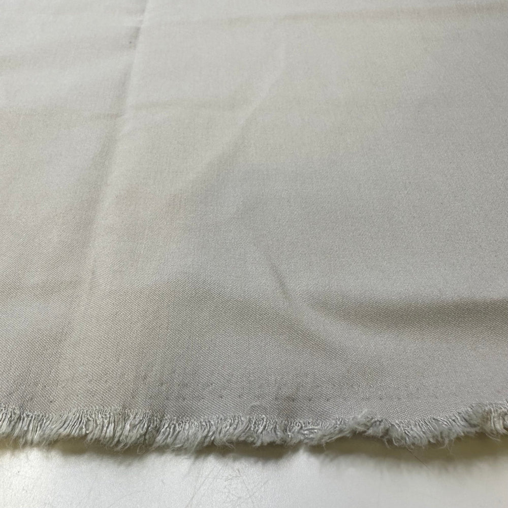 Stretch In Your Suit - Polyester Blend Woven - Light Grey - 1.25M Bundle - True Deadstock fabric Fabric by private - Sustainable Textile | FABCYCLE