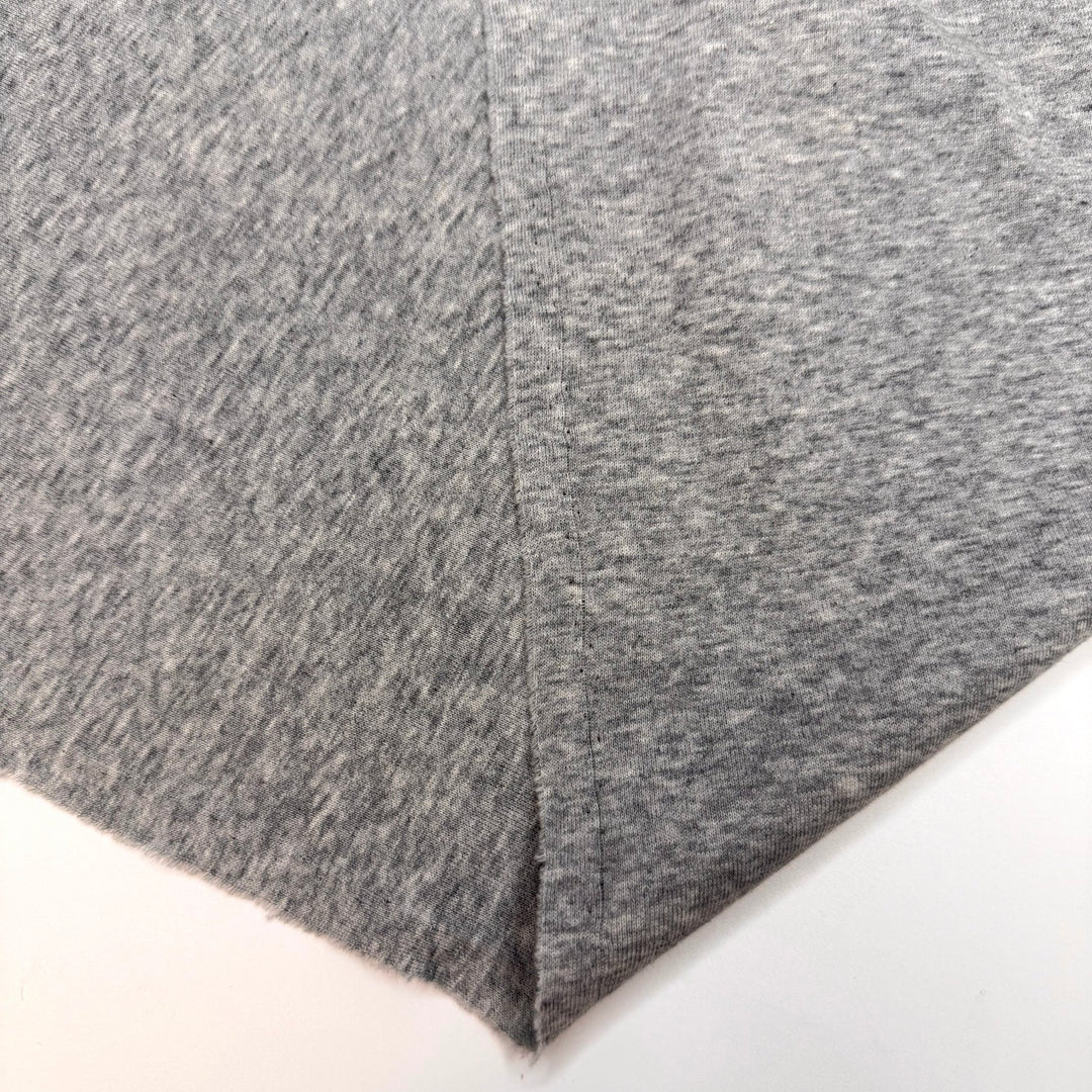 Stretchy Little Lies - Rib Knit Cotton Blend Knit - Light Grey - 2M Bundle - True Deadstock fabric Fabric by private - Sustainable Textile | FABCYCLE