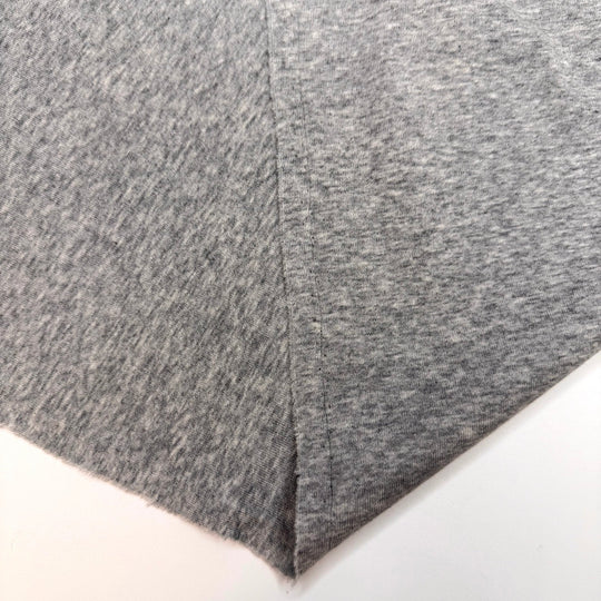 Stretchy Little Lies - Rib Knit Cotton Blend Knit - Light Grey - 2M Bundle - True Deadstock fabric Fabric by private - Sustainable Textile | FABCYCLE