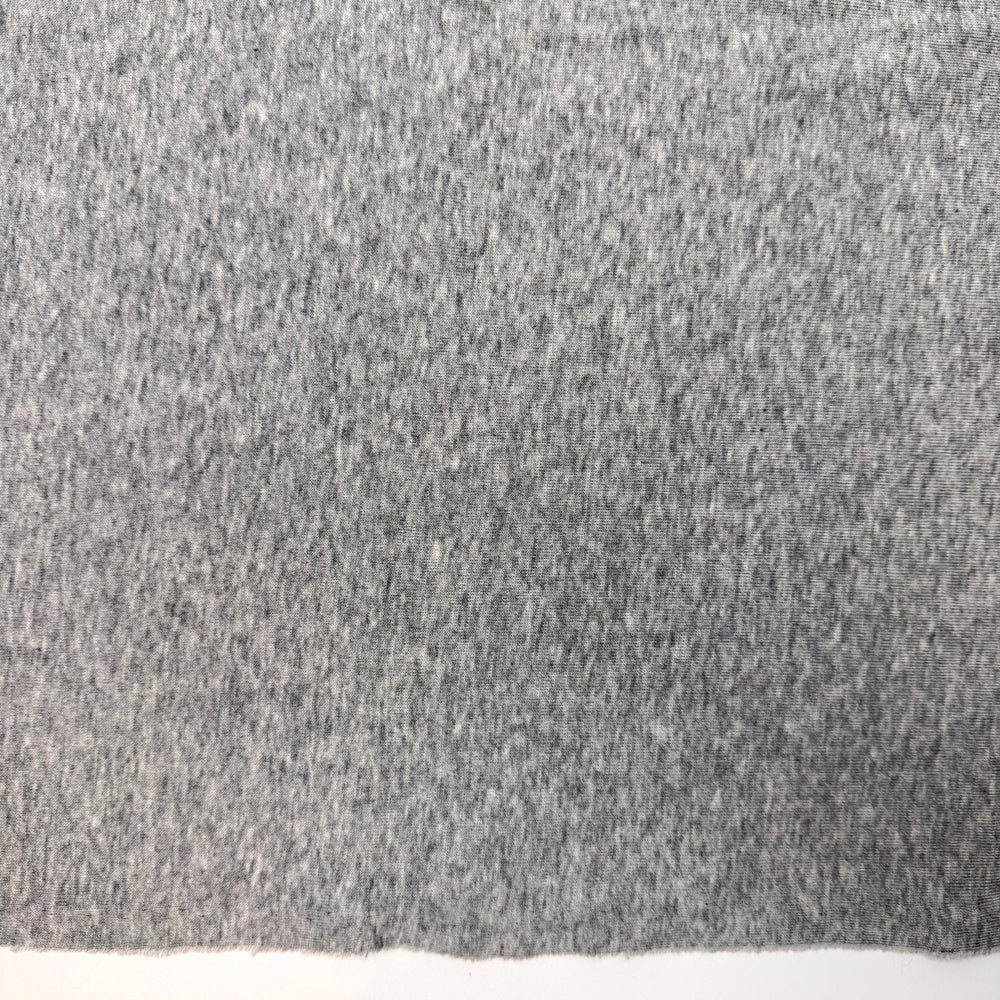Stretchy Little Lies - Rib Knit Cotton Blend Knit - Light Grey - 2M Bundle - True Deadstock fabric Fabric by private - Sustainable Textile | FABCYCLE