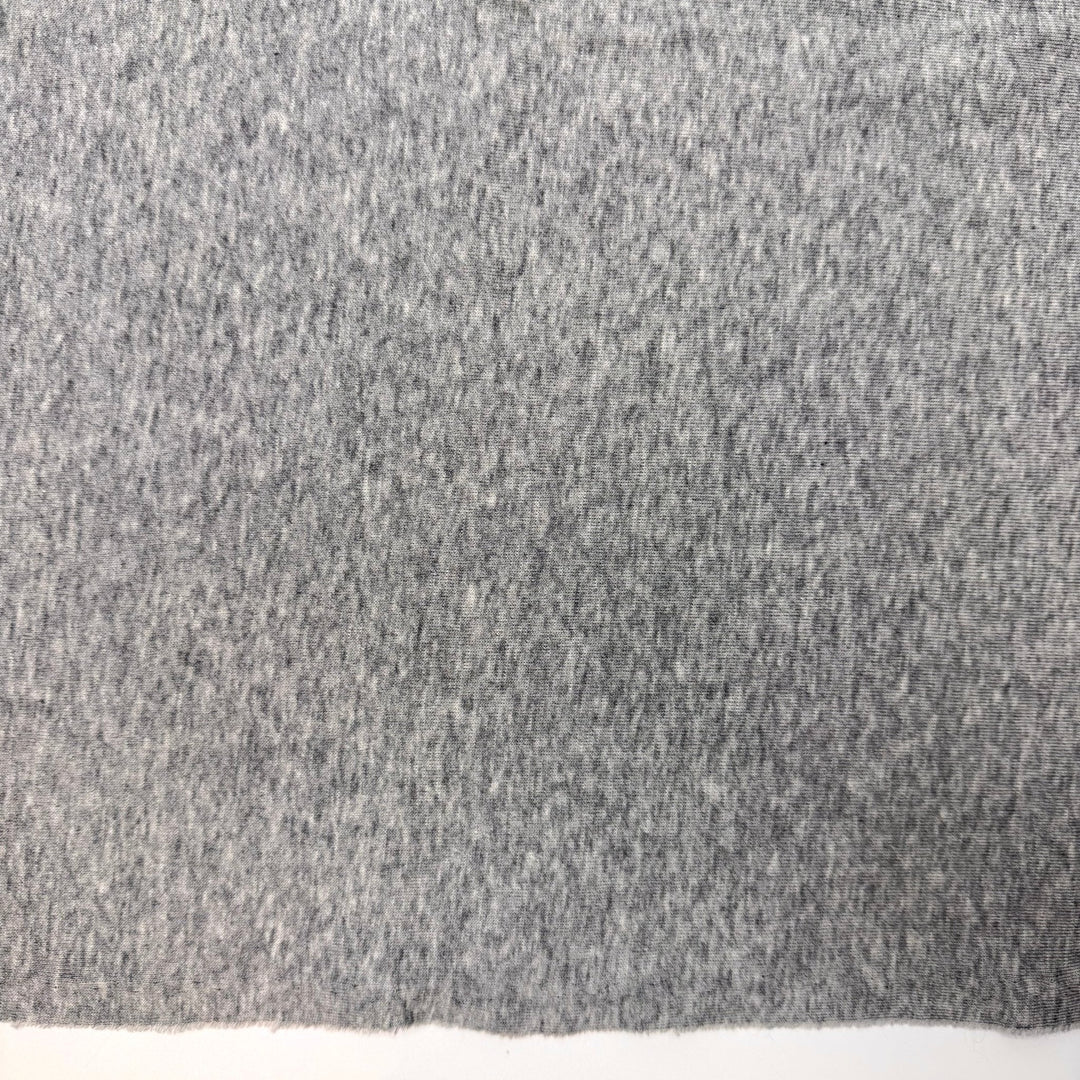 Stretchy Little Lies - Rib Knit Cotton Blend Knit - Light Grey - 2M Bundle - True Deadstock fabric Fabric by private - Sustainable Textile | FABCYCLE