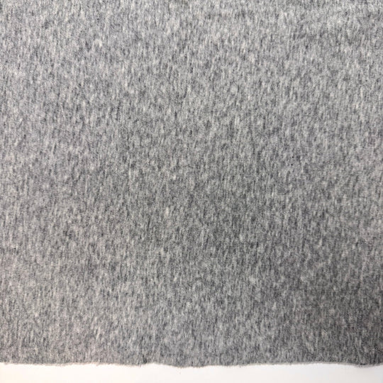 Stretchy Little Lies - Rib Knit Cotton Blend Knit - Light Grey - 2M Bundle - True Deadstock fabric Fabric by private - Sustainable Textile | FABCYCLE