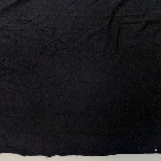 Stretchy Weekend Drop - Jersey Wool Knit - Black - 1.4M Bundle - True Deadstock fabric Fabric by private - Sustainable Textile | FABCYCLE