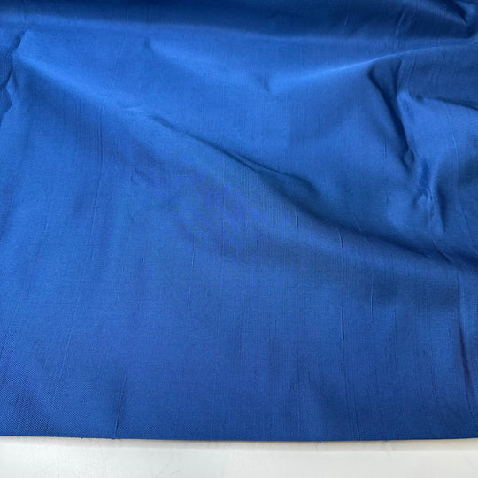 Structured Bolero - Basket Weave Taffeta Poly Woven - Blue - 2M Bundle - True Deadstock fabric Fabric by private - Sustainable Textile | FABCYCLE