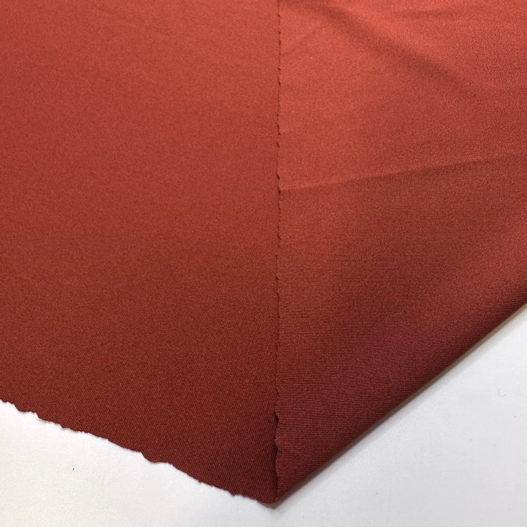 Student Shows - Polyester Blend Knit - Brown - 1M Bundle - True Deadstock fabric Fabric by private - Sustainable Textile | FABCYCLE