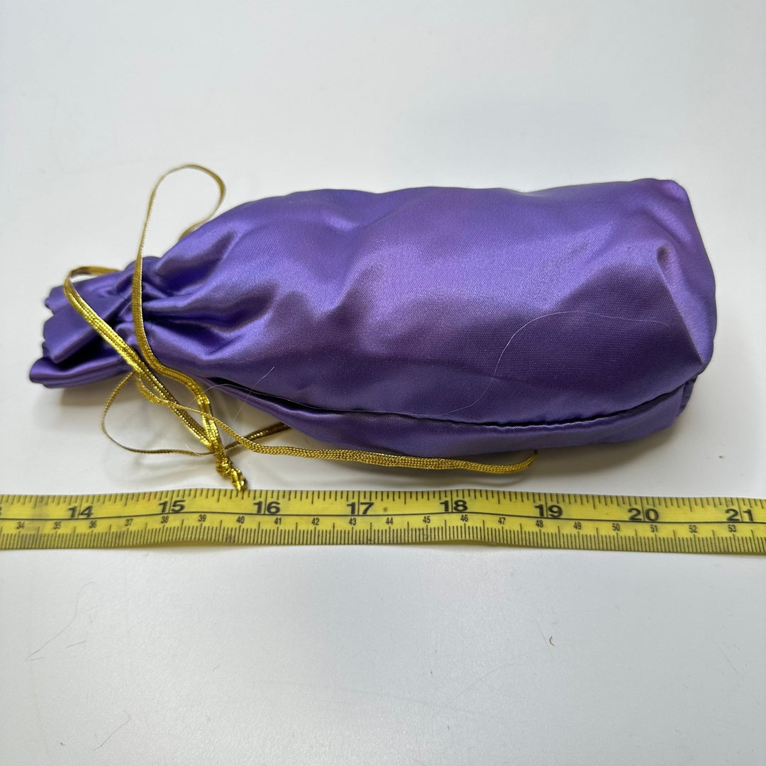 Stuffed Doll Bag Accessories - Purple/Gold - Individual - True Deadstock supplies Fabric by private - Sustainable Textile | FABCYCLE