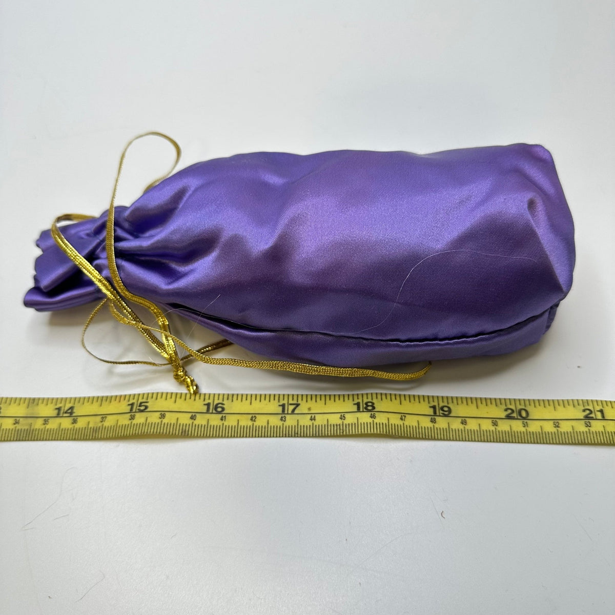 Stuffed Doll Bag Accessories - Purple/Gold - Individual - True Deadstock supplies Fabric by private - Sustainable Textile | FABCYCLE