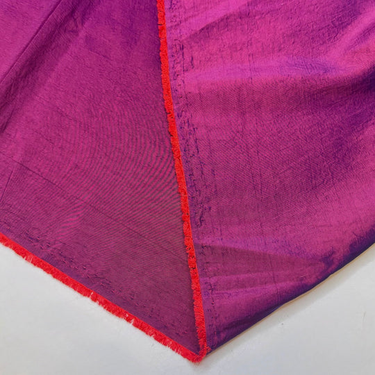Stunning - Taffeta Nylon Blend Woven - Purple/Orange - 1.95M Bundle - True Deadstock fabric Fabric by private - Sustainable Textile | FABCYCLE