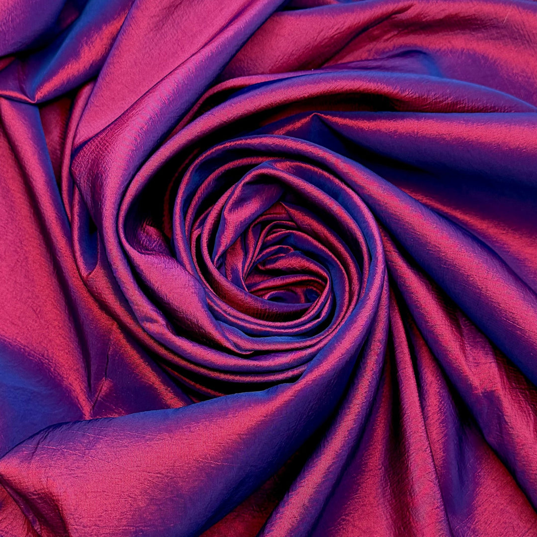 Stunning - Taffeta Nylon Blend Woven - Purple/Orange - 1.95M Bundle - True Deadstock fabric Fabric by private - Sustainable Textile | FABCYCLE