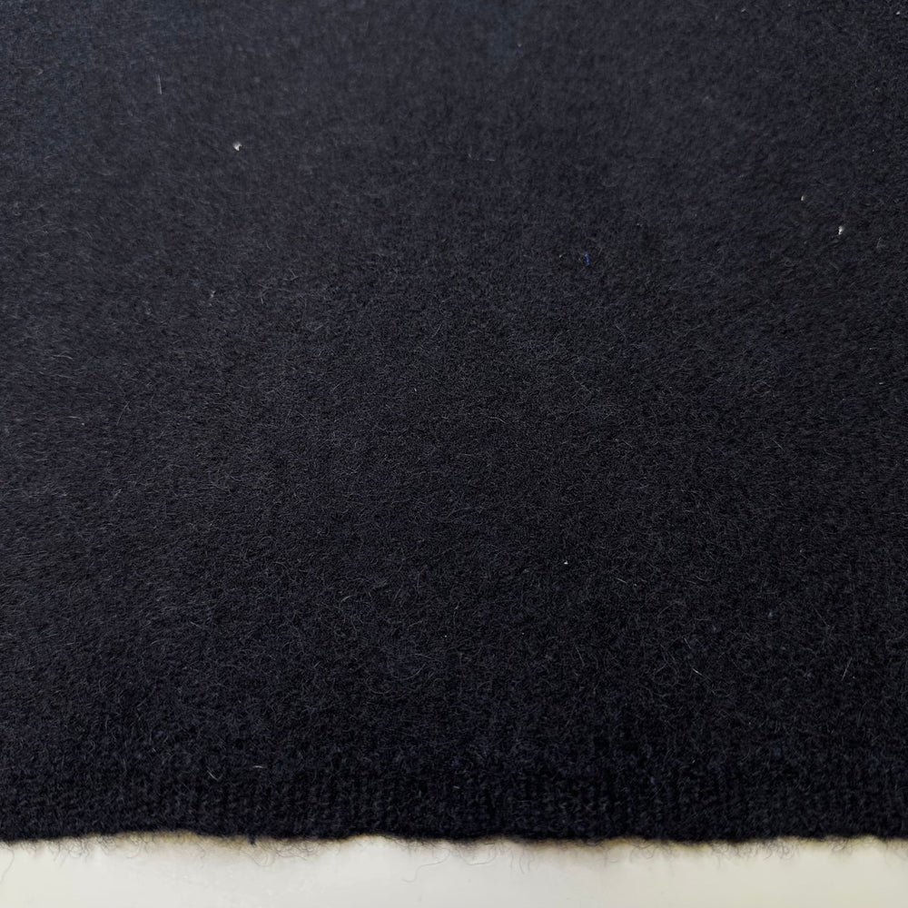Sturdy Equipment - Felt Wool Woven - Black - 2.9M Bundle - True Deadstock fabric Fabric by private - Sustainable Textile | FABCYCLE