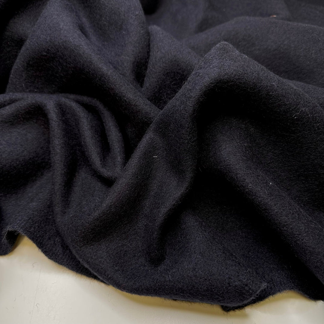 Sturdy Equipment - Felt Wool Woven - Black - 2.9M Bundle - True Deadstock fabric Fabric by private - Sustainable Textile | FABCYCLE