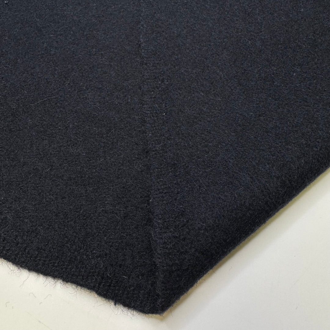 Sturdy Equipment - Felt Wool Woven - Black - 2.9M Bundle - True Deadstock fabric Fabric by private - Sustainable Textile | FABCYCLE