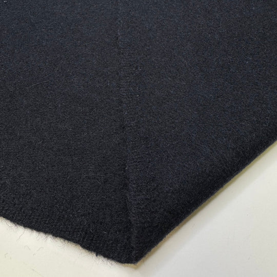 Sturdy Equipment - Felt Wool Woven - Black - 2.9M Bundle - True Deadstock fabric Fabric by private - Sustainable Textile | FABCYCLE