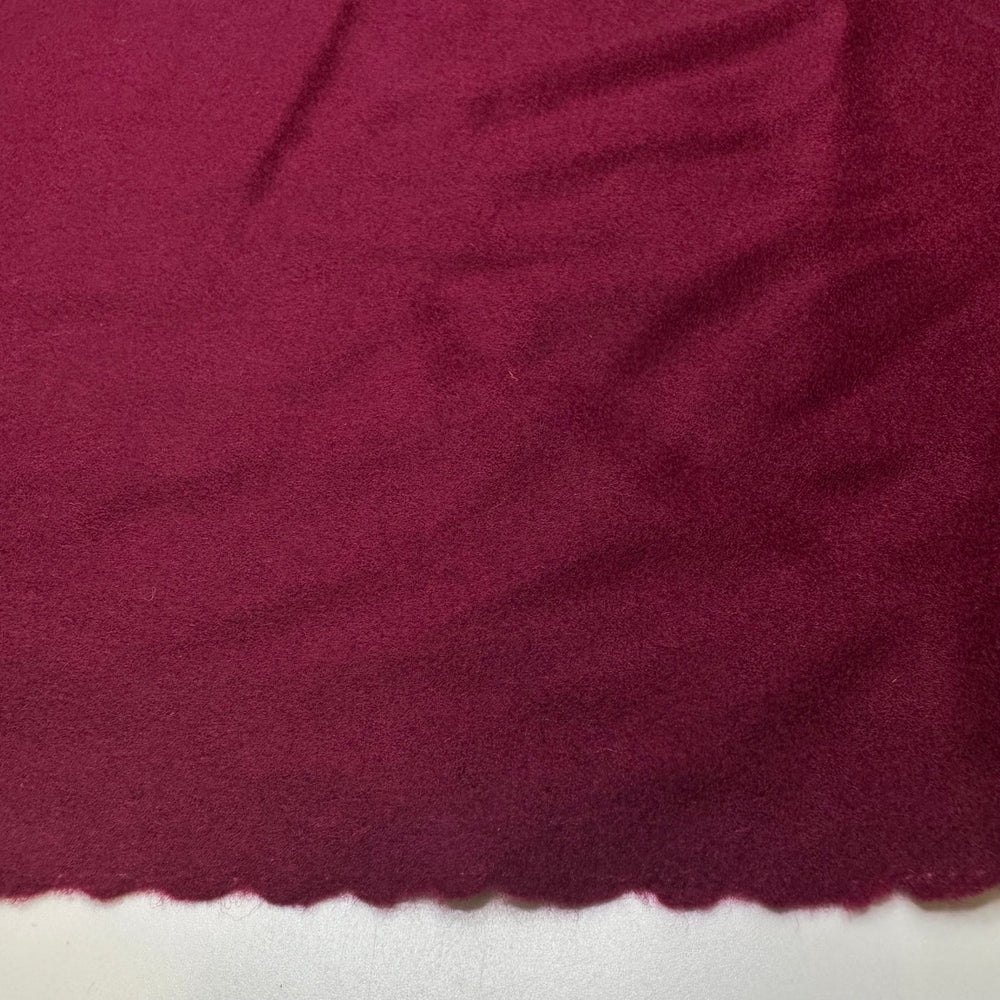 Style Vs Fashion - Felt Wool Woven - Burgundy - Bundles - True Deadstock fabric Fabric by private - Sustainable Textile | FABCYCLE