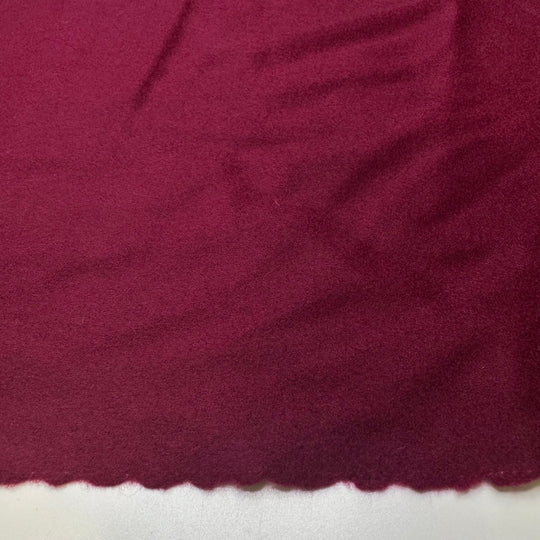 Style Vs Fashion - Felt Wool Woven - Burgundy - Bundles - True Deadstock fabric Fabric by private - Sustainable Textile | FABCYCLE