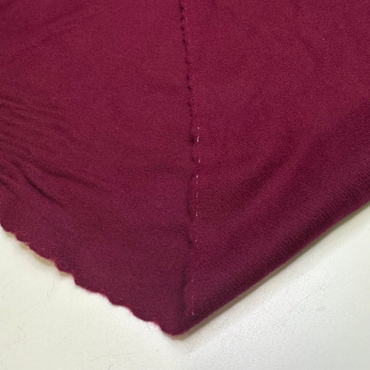 Style Vs Fashion - Felt Wool Woven - Burgundy - Bundles - True Deadstock fabric Fabric by private - Sustainable Textile | FABCYCLE