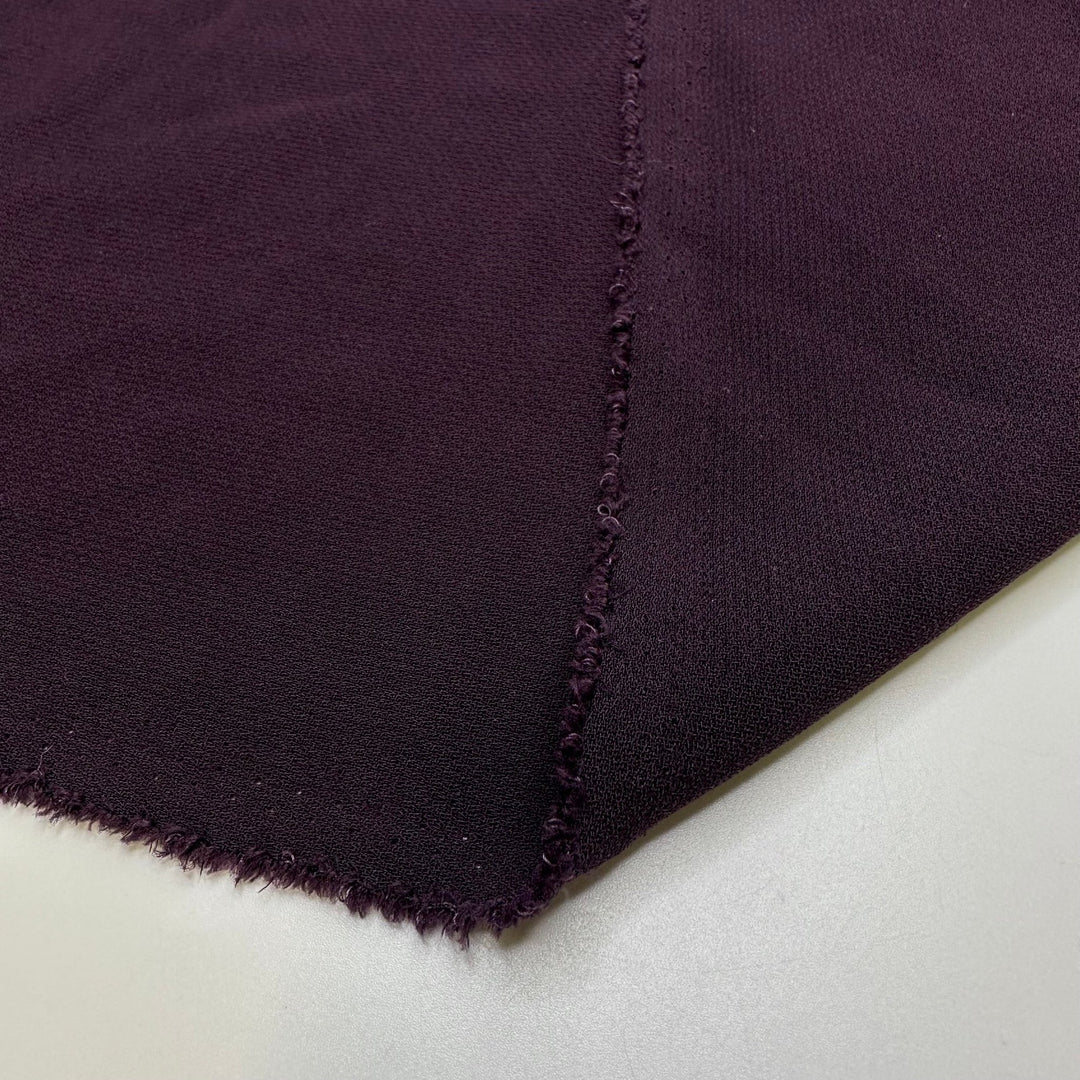 Sugar Plum - Polyester Blend Woven - Dark Purple - 3.4M Bundle - True Deadstock fabric Fabric by private - Sustainable Textile | FABCYCLE
