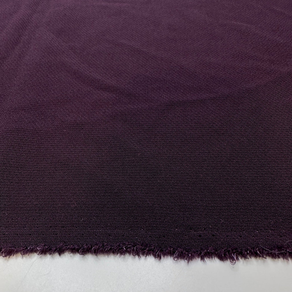 Sugar Plum - Polyester Blend Woven - Dark Purple - 3.4M Bundle - True Deadstock fabric Fabric by private - Sustainable Textile | FABCYCLE