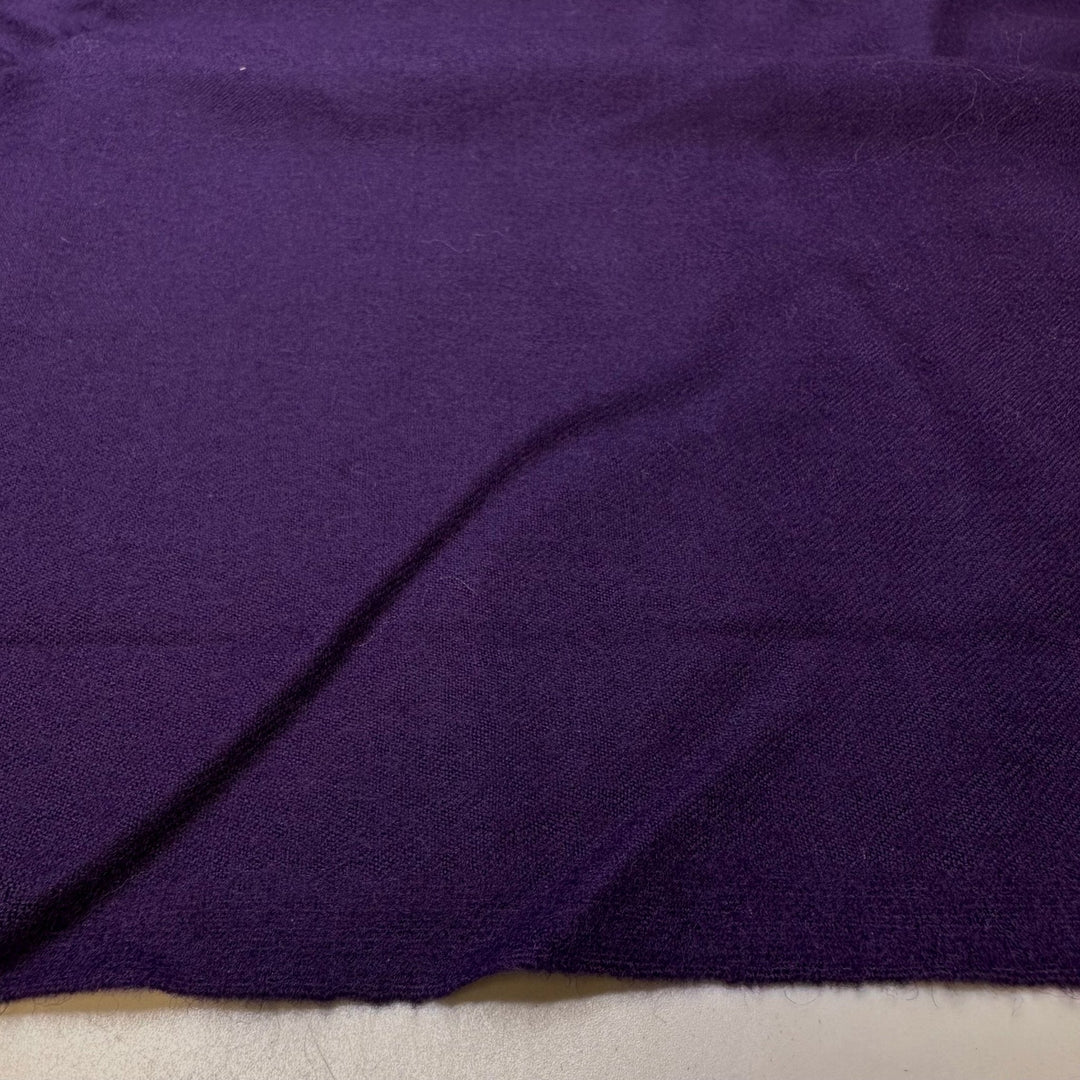 Sugar Plums - Wool Woven - Dark Purple - 0.75M Bundle - True Deadstock fabric Fabric by private - Sustainable Textile | FABCYCLE