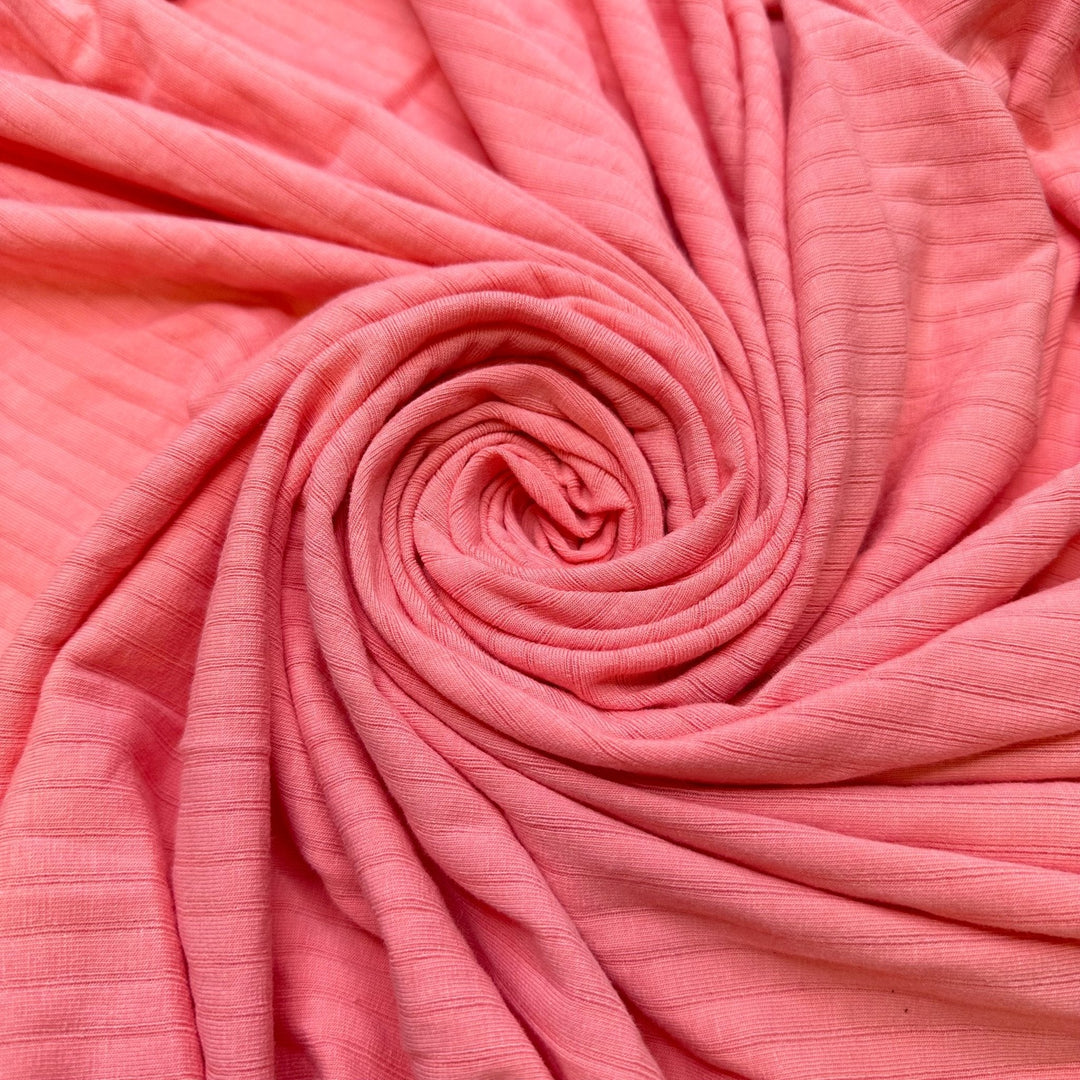 Summer Comforts - Cotton Knit - Light Pink - 1.85M Bundle - True Deadstock fabric Fabric by private - Sustainable Textile | FABCYCLE