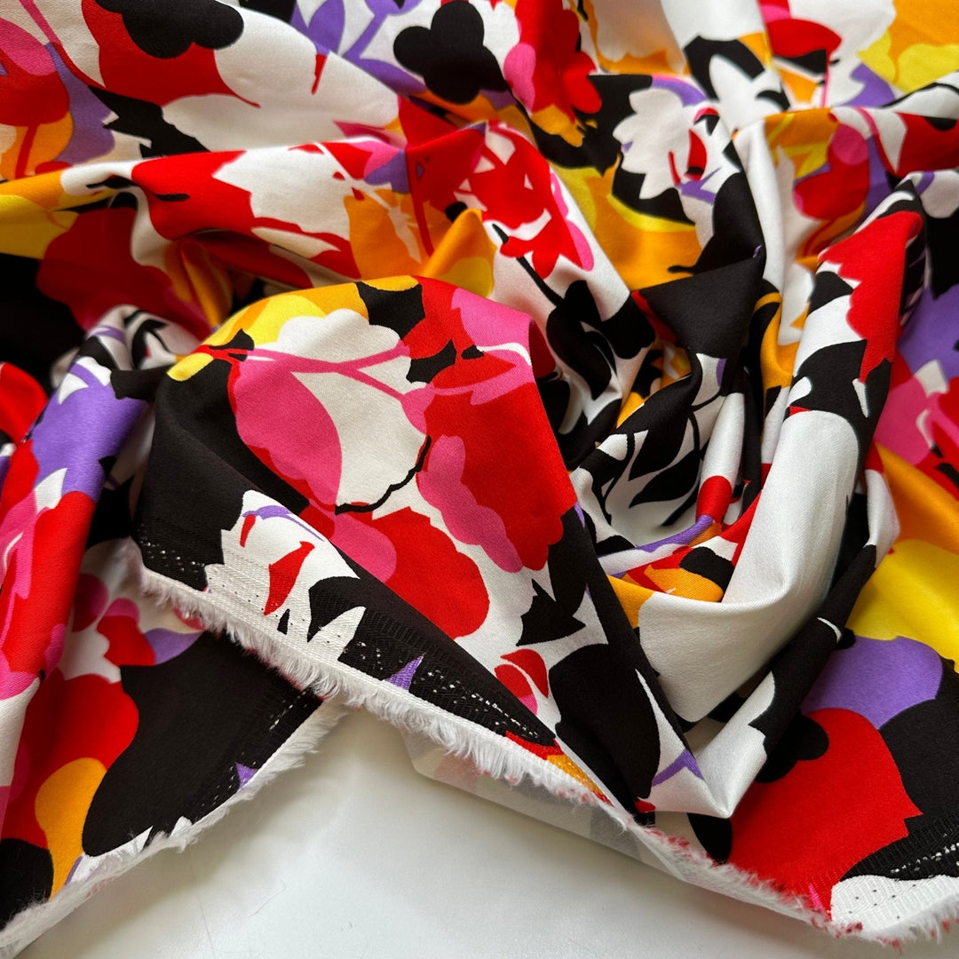 Summer Garden - Cotton Blend Woven - Multi Floral - Bundles - True Deadstock fabric Fabric by private - Sustainable Textile | FABCYCLE
