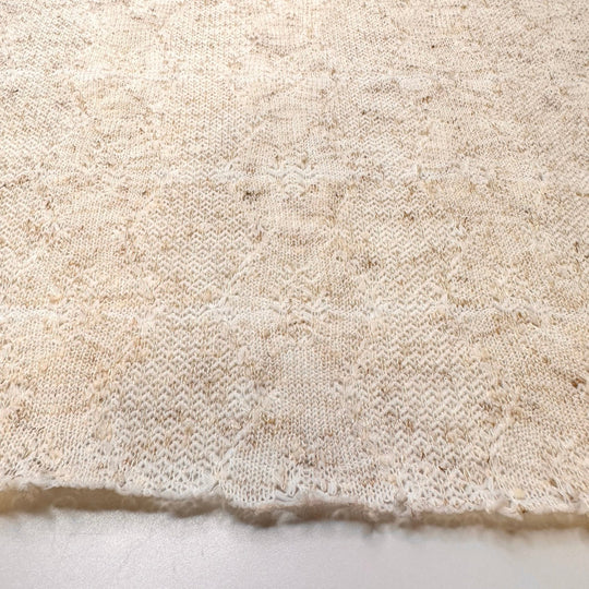 Summer In Australia - Sweater Knit Poly/Nylon Knit - Cream - 2M Bundle - True Deadstock fabric Fabric by private - Sustainable Textile | FABCYCLE