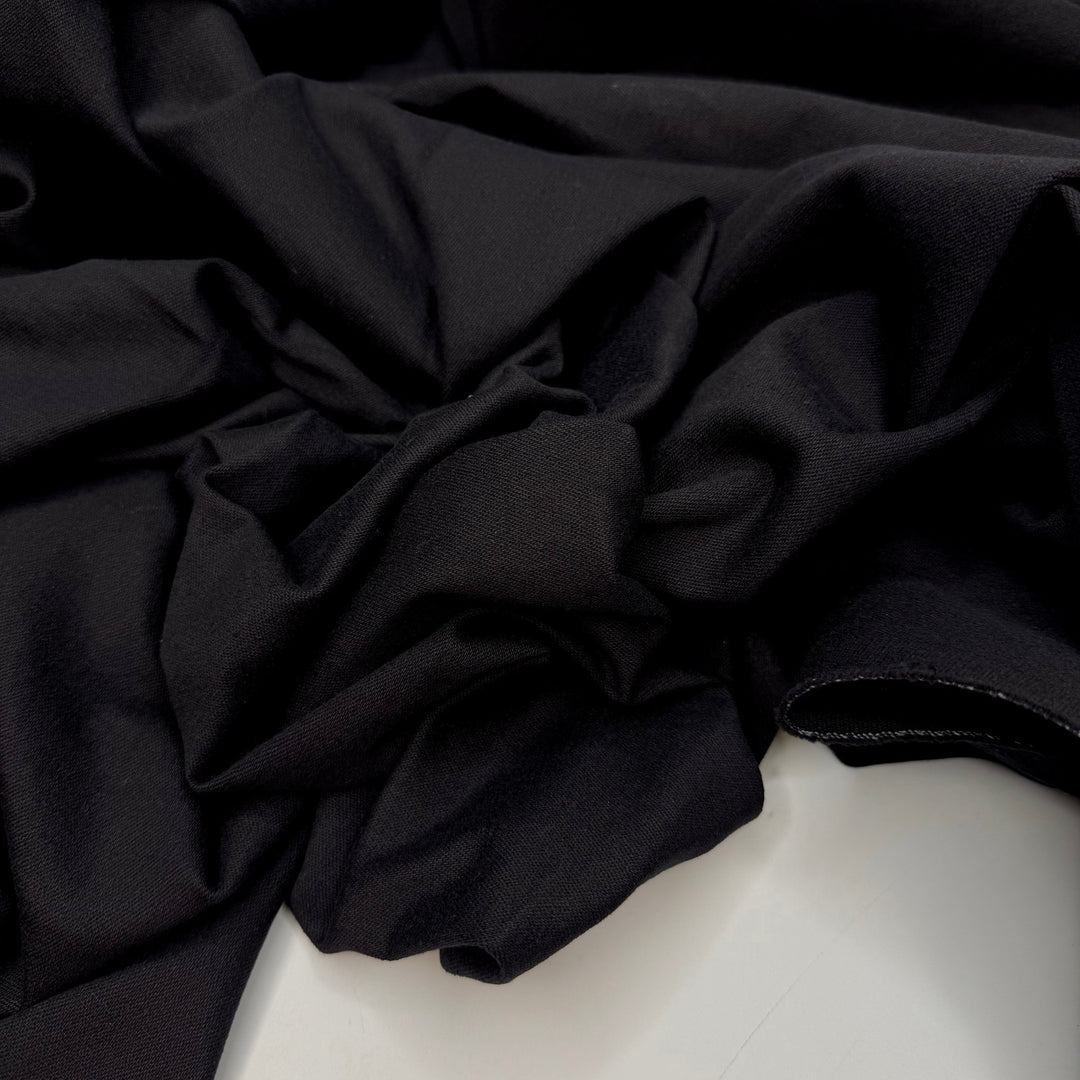 Summer Movie Marathon - Denim Cotton Woven - Black - 2.4M Bundle - True Deadstock fabric Fabric by private - Sustainable Textile | FABCYCLE